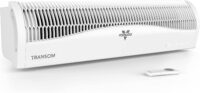 Vornado TRANSOM Window Fan with 4 Speeds, Remote Control, Reversible Exhaust Mode, Weather Resistant Case, Whole Room, Ice White