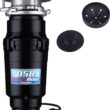 Waste Maid 10-US-WM-058-3B Garbage Disposal Anti-Jam Stainless Steel Food Waste Grinding System, 1 2 HP Economy, BlackWaste Maid 10-US-WM-058-3B Garbage Disposal Anti-Jam Stainless Steel Food Waste Grinding System, 1 2 HP Economy, Black