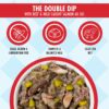 Weruva Dogs in the Kitchen The Double Dip with Beef & Wild Caught Salmon Au Jus Grain-Free Canned Dog Food 10-oz can case of 12
