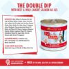 Weruva Dogs in the Kitchen The Double Dip with Beef & Wild Caught Salmon Au Jus Grain-Free Canned Dog Food 10-oz can case of 12