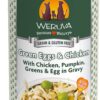 Weruva Green Eggs & Chicken with Chicken Egg & Greens in Gravy Grain-Free Canned Dog Food 14 Ounce (Pack of 12) Weruva Green Eggs & Chicken with Chicken Egg & Greens in Gravy Grain-Free Canned Dog Food 14 Ounce (Pack of 12)