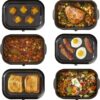 West Bend 87905 Slow Cooker Large Capacity Non-stick Variable Temperature Control Includes Travel Lid and Thermal Carrying Case, 5-Quart, Silver