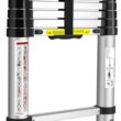 Yvan ‎TL-S180002 Telescoping Ladder, 10.5 FT One Button Retraction Aluminum Telescopic Extension Extendable Ladder