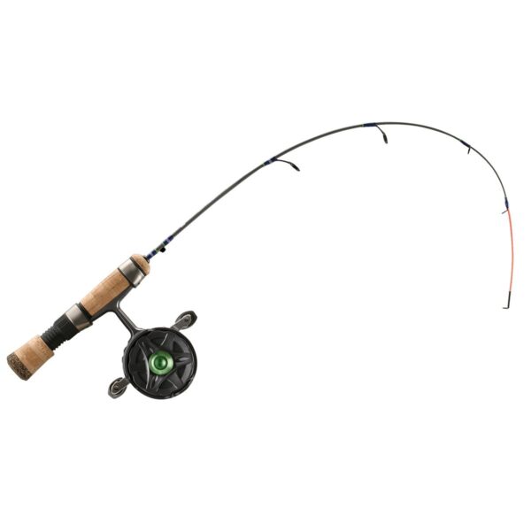 13 Fishing Snitch Pro Ghost Inline Ice Fishing Combo, 29 Inches