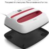 Cricut EasyPress 2 Heat Press Machine (12 in x 10 in), Ideal for T-Shirts, Tote Bags, Pillows, Aprons & More, Precise Temperature Control, Features Insulated Safety Base & Auto-Off, Raspberry