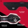 Striker Ice Fishing Rod Case, Portable and Protective Equipment Case, Holds up to Four 32-Inch to 38-Inch Ice Rods, Black
