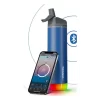 Hidrate Spark PRO Smart Water Bottle, Tracks Water Intake & Glows to Remind You to Stay Hydrated - Straw Lid, Deep Blue