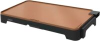 BELLA XL Electric Ceramic Titanium Griddle, Make 15 Eggs At Once, Healthy-Eco Non-stick Coating, Hassle-Free Clean Up, Large Submersible Cooking Surface, 12" x 22", Copper/Black
