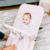 Baby Delight Alpine Deluxe Portable Bouncer | Infant | 0 – 6 Months | Peony Pink