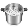 Barton 99902 Pressure Canner 22-Quart Capacity Pressure Cooker Built-in Pressure Gauge with (1) Rack, Aluminum Polished