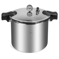  MegaChef 12 Quart Digital Pressure Cooker with 15 Preset  Options and Glass Lid, Silver: Home & Kitchen