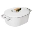 Beautiful 6QT Enamel Dutch Oven, White Icing by Drew Barrymore (White)