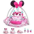 Bright Starts Disney Baby Minnie Mouse Garden Fun Activity Gym Play Mat with Melodies, Ages Newborn +