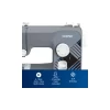Brother LX3817G 17-Stitch Portable Full-Size Sewing Machine, Grey