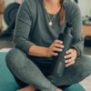 BruMate ReHydration - 100% Leakproof 25oz Insulated Water Bottle with Straw - Stainless Steel Water Canteen (Walnut)