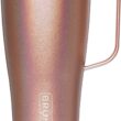 BrüMate Toddy XL - 32oz 100% Leak Proof Insulated Coffee Mug with Handle & Lid - Stainless Steel Coffee Travel Mug - Double Walled Coffee Cup (Glitter Rose Gold)