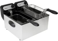 CHARD DF-6E, Dual Tank Deep Fryer, Stainless Steel, 6 liter, 1500 watts