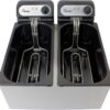 CHARD DF-6E, Dual Tank Deep Fryer, Stainless Steel, 6 liter, 1500 watts CHARD DF-6E, Dual Tank Deep Fryer, Stainless Steel, 6 liter, 1500 watts