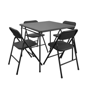 COSCO 14551TMS1E Premium 5-Piece Table & Chair Dining Set