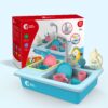 CUTE STONE Color Changing Kitchen Sink Toys, Children Heat Sensitive Electric Dishwasher Playing Toy with Running Water, Automatic Water Cycle System Play House Pretend Role Play Toys for Boys Girls CUTE STONE Color Changing Kitchen Sink Toys, Children Heat Sensitive Electric Dishwasher Playing Toy with Running Water, Automatic Water Cycle System Play House Pretend Role Play Toys for Boys Girls