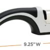 Chef'sChoice 4643 Manual Knife Sharpeners 15 and 20-Degree for Serrated and Straight Knives Diamond Abrasives, 2-Stage, Gray