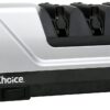 Chef’sChoice Trizor 15XV Professional Electric Knife Sharpener for Kitchen Knives with Diamond Abrasives and Precision Angle Guides, 75db, 3 Slots, Gray
