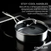 Circulon 70051 Stainless 11-Piece Steel Silver Cookware Set with SteelShield Hybrid Stainless and Nonstick Technology