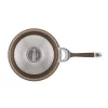 Circulon 84607 Symmetry Dishwasher Safe Hard Anodized Nonstick Cookware Pots and Pans Set, 4 Piece, Chocolate