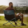 Coleman Cross Rocker Rocking Chair, Deep Ocean