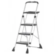 Cosco 11880PBLW1 4 ft. Steel Max Work Platform Ladder with 225 lbs. Load Capacity