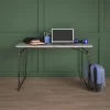 Cosco 14400GRY1E 4 ft. Gray Fold-in-Half Portable Plastic Indoor/Outdoor Utility Table Cosco 14400GRY1E 4 ft. Gray Fold-in-Half Portable Plastic Indoor Outdoor Utility Table
