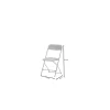 Cosco 60540BLK8E ZOWN Commercial 300 lb. Use Rate Heavy Duty, Injection Mold Banquet Folding Chair with Comfortable Contoured Back, Black, 8 Pack