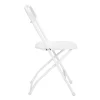 Cosco 60540WHT8E ZOWN White Plastic Seat Metal Frame Outdoor Safe Folding Chair (Set of 8)