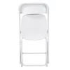 Cosco 60540WHT8E ZOWN White Plastic Seat Metal Frame Outdoor Safe Folding Chair (Set of 8)