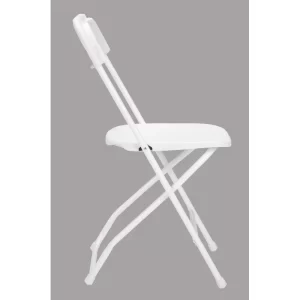 Cosco 60540WHT8E ZOWN White Plastic Seat Metal Frame Outdoor Safe Folding Chair (Set of 8)