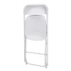 Cosco 60540WHT8E ZOWN White Plastic Seat Metal Frame Outdoor Safe Folding Chair (Set of 8)