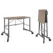 Cosco 66720DKG1E Smartfold Portable Folding Work Desk with MDF Work Top (Gray, 350 lbs.)
