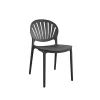 Cosco 87531BLK2E Black Stackable Plastic Outdoor Lounge Chair (2-Pack)
