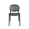 Cosco 87531BLK2E Black Stackable Plastic Outdoor Lounge Chair (2-Pack)