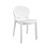 Cosco 87531WHT2E White Stackable Plastic Outdoor Lounge Chair (2-Pack)