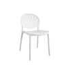 Cosco 87531WHT2E White Stackable Plastic Outdoor Lounge Chair (2-Pack)