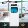 Costway EP23048 8000 BTU Portable Air Conditioner for 161 Square Feet Sq. Ft. with Remote Included
