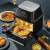 Costway EP24735BK 19 qt. Black Air Fryer Oven with Rotisserie