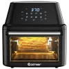 Costway EP24735BK 19 qt. Black Air Fryer Oven with Rotisserie
