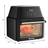 Costway EP24735BK 19 qt. Black Air Fryer Oven with Rotisserie