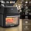 Costway EP24735BK 19 qt. Black Air Fryer Oven with Rotisserie