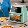Costway EP24735GN 19 qt. Green Air Fryer Oven with Dehydrator Rotisserie