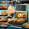 Costway EP24735GN 19 qt. Green Air Fryer Oven with Dehydrator Rotisserie