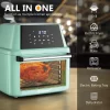 Costway EP24735GN 19 qt. Green Air Fryer Oven with Dehydrator Rotisserie