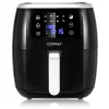 Costway ES10020US-BK 6.5 qt. Black Air Fryer with 8-Preset Functions and Smart Touch Screen
